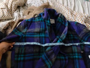 imported coats with attached shwal design