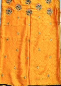 Elegant Embroidered Saree🌼❤️