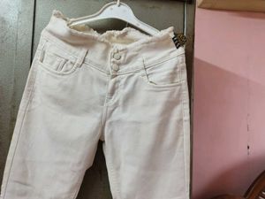 white womens funky jeans