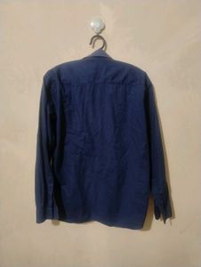 Stylish Blue Cotton Shirt