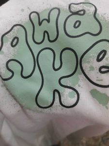 Women Typography Printed Oversized T-shirt