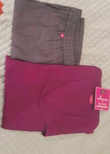 GoSriKi Viscose Silk Kurta Pant Set for Women