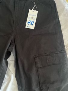 H&amp;M Black Cargo Pants