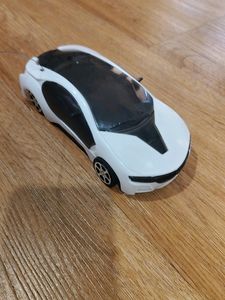 Moving Car With Steering Wheel