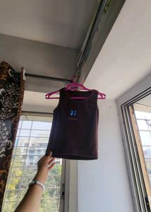 A Blue Butterfly Cute Brown Top