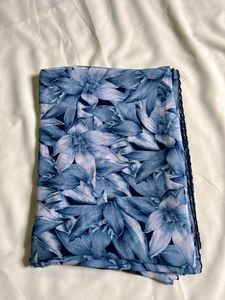 Blue Floral Print And Pink Sarees Coblo Offer 🫴🏻