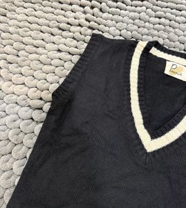 Vintage Black Sweater Vest