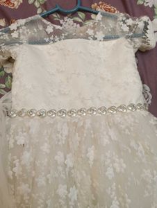 Party Wear White Frock