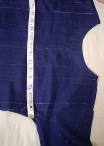 Elegant Blue Embroidered Kurta