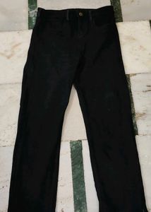 Black Straight Leg Jeans