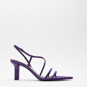 Zara Satin Sling back Heel