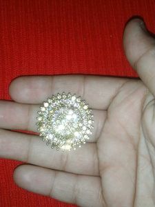 Rhinestone Brooch Pin