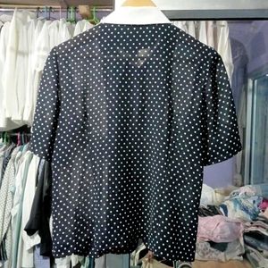 White Colour Polka Dot