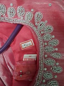 Ethnic Rose Pink Gown
