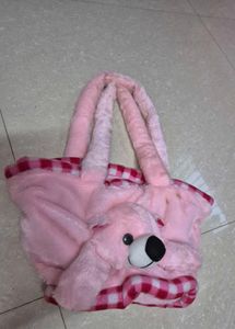Cute Pink Bear Handbag