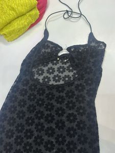Halter Neck Cut Out Bodycon Dress