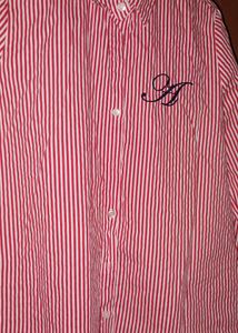 Striped Red &amp; White Shirt