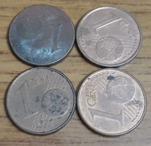 Rare Euro Coins Collection 4 Pcs Set Combo