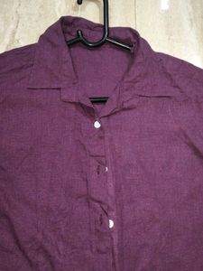 💜 Long Sleeve Button-Up Shirt