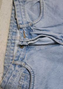 Light Wash Wide Leg Jeans 28