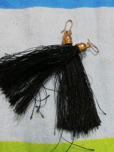 Black Part Wear Earrings.