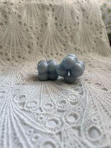 Blue Bubble Candle