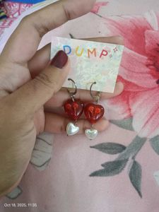 Heart Drop Earrings
