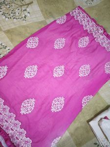 Kurti Palazzo With Dupatta Set (New) Embroidery Wo