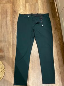 Dark Green Formal Pants