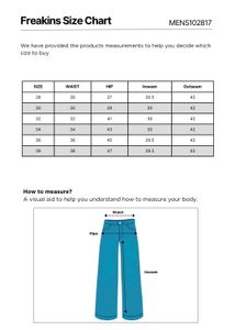 Iconic Men&#39;s White Wide Jeans