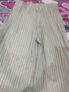 Striped Wide-Leg Pants