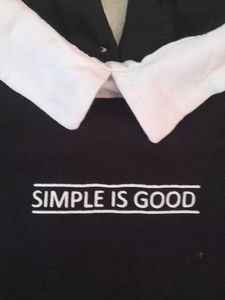 Stylish Black &amp; White Top.