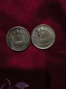 old 5 rupee coins..