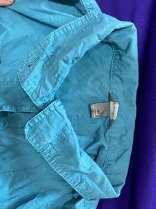 Aqua Blue Casual Jacket