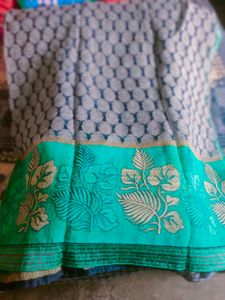 Elegant Embroidered Saree