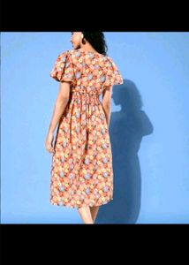Puff Sleeve Korean Dress By Mast And Harbour