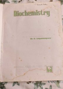 Biochemistry by U. Satyanarayana