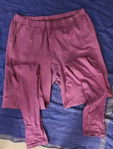 Casual Purple Leggings