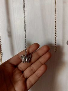 Butterfly Pendant Necklace