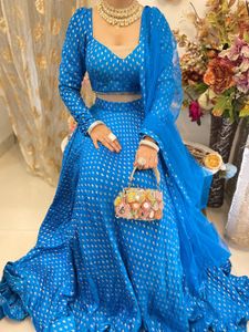 Blue Lehenga Choli