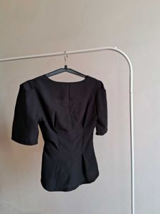 Balck Draped Top