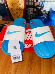Nike Slides - Blue & White