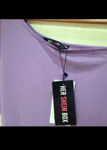 Lilac One Shoulder Dress New With Tag