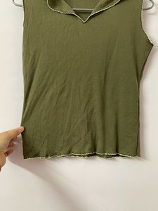BODYCON OLIVE TOP