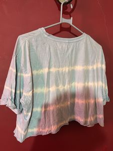 Disney Stitch Tie-Dye Crop Top