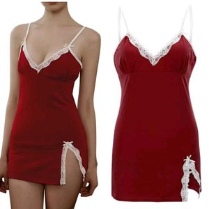 Aesthetic Slip Lace Dress