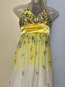 Pintrest Padded  Floral Maxi Dress