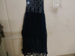 Elegant Navy Blue Dress &#34;L &#34;Size