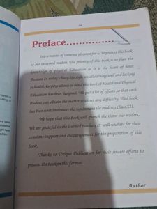 Physical Education Unique CBSE CLASS 12TH