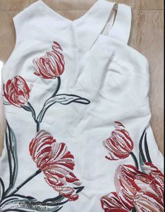 UK 12 Sized - Karen Millen Embroidery Dress